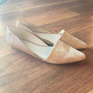 Calvin Klein Nude Beige Flats